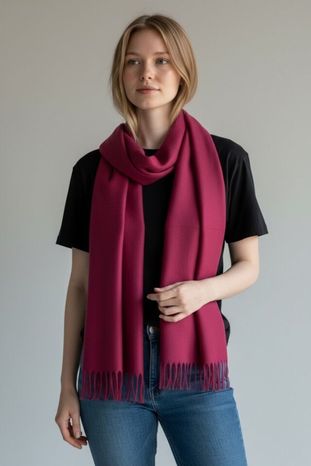 Yumuşak Dokulu Kadın Kışlık Atkı Şal – Sıcak Tutan, Rahat ve Şık Model Büyük Boy