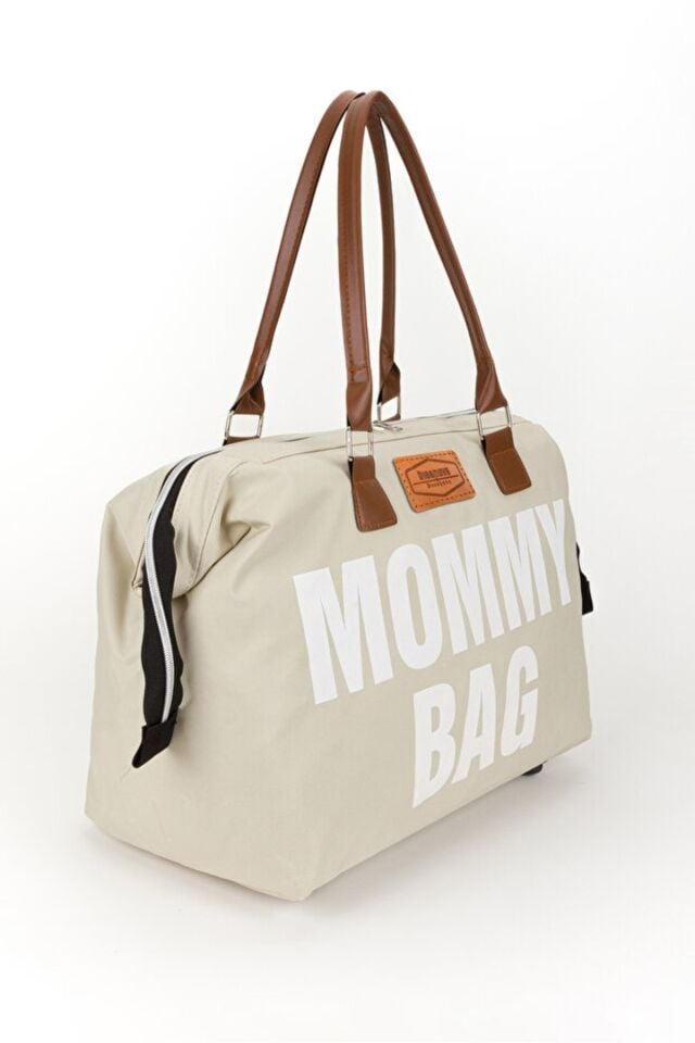 Anne Bebek Bakım Sırt-Omuz Çantası Suni Deri Su Geçirmez Termal Biberon Bölmeli Puset Askı Hediyeli