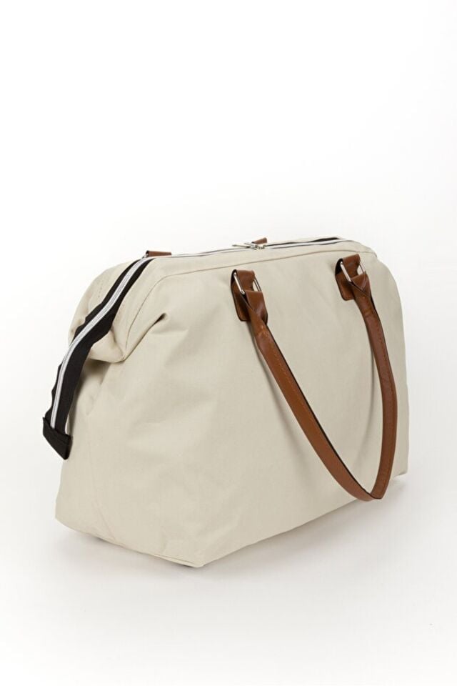 Anne Bebek Bakım Sırt-Omuz Çantası Suni Deri Su Geçirmez Termal Biberon Bölmeli Puset Askı Hediyeli