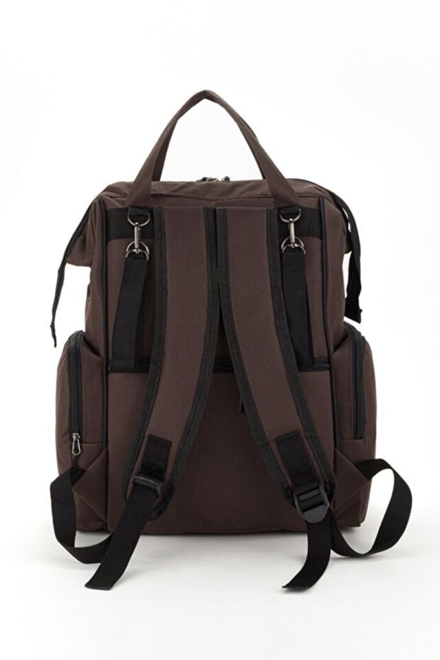 Anne Bebek Bakım Çantası + Isı Yalıtımlı Pembe Termal Beslenme Çantası Seti