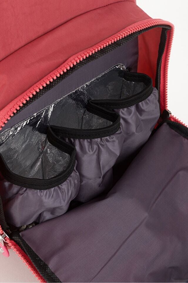 Baby Wind Anne Bebek Çantası + Isı Yalıtımlı Pembe Termal Beslenme Çantası Seti