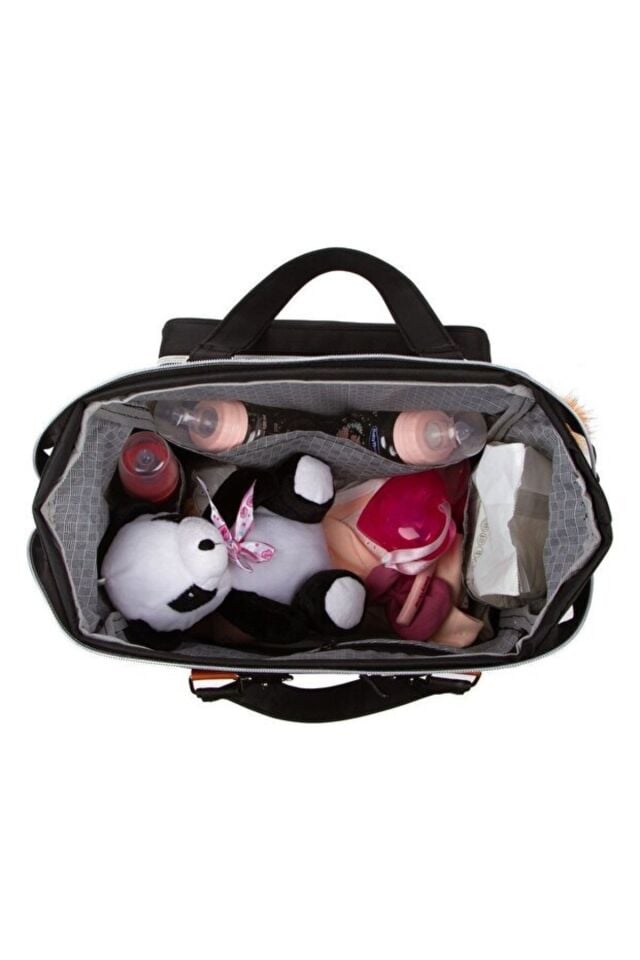 Puantiyeli Anne Bebek Çantası + Isı Yalıtımlı Pembe Termal Beslenme Çantası Seti