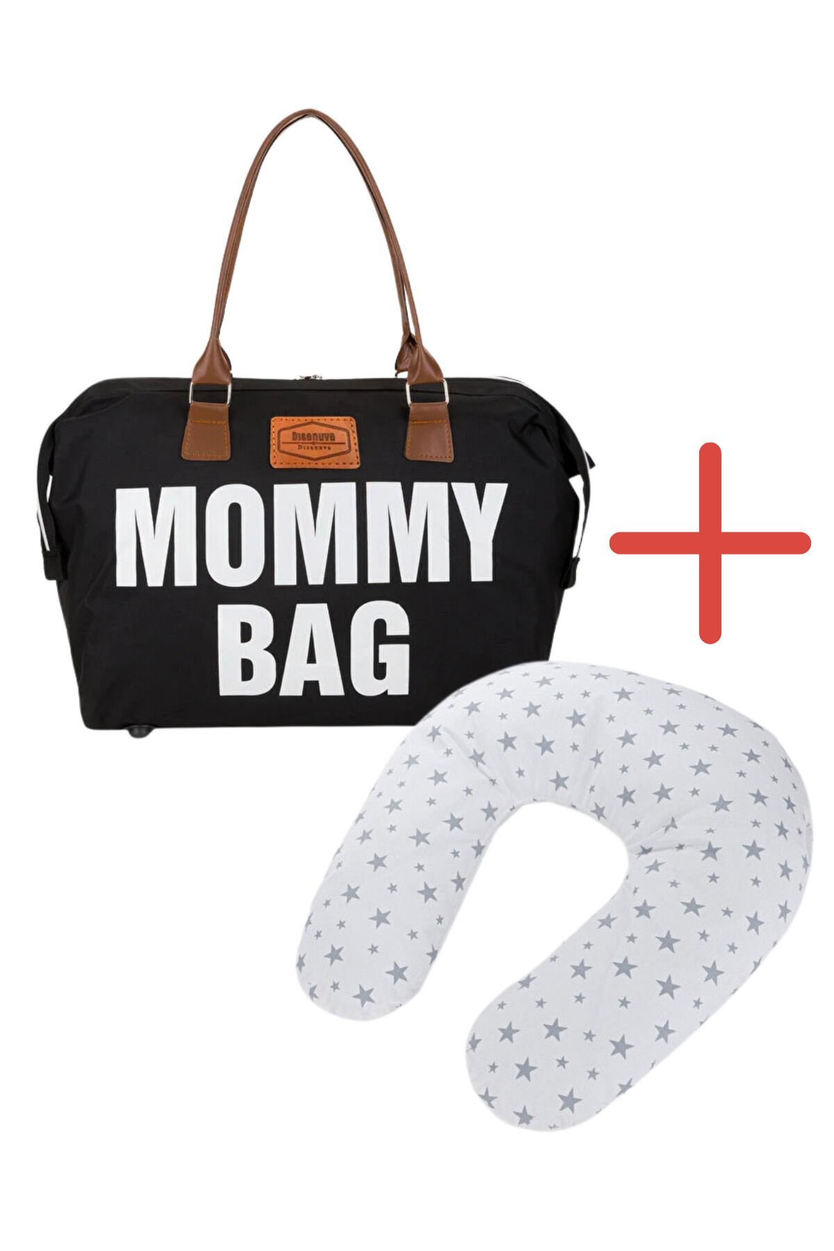 Baby Bag Anne Bebek Çantası + Ergonomik Destekli Emzirme Yastığı Seti