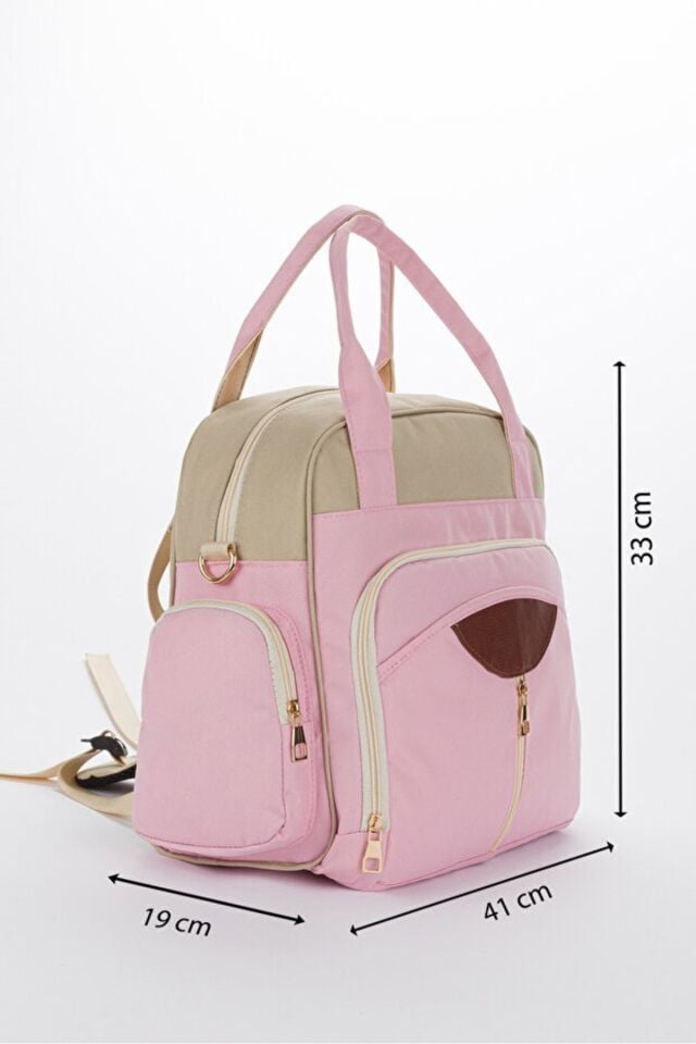 Veera Suni Deri Anne Çantası + Ergonomik Destekli Emzirme Yastığı Seti