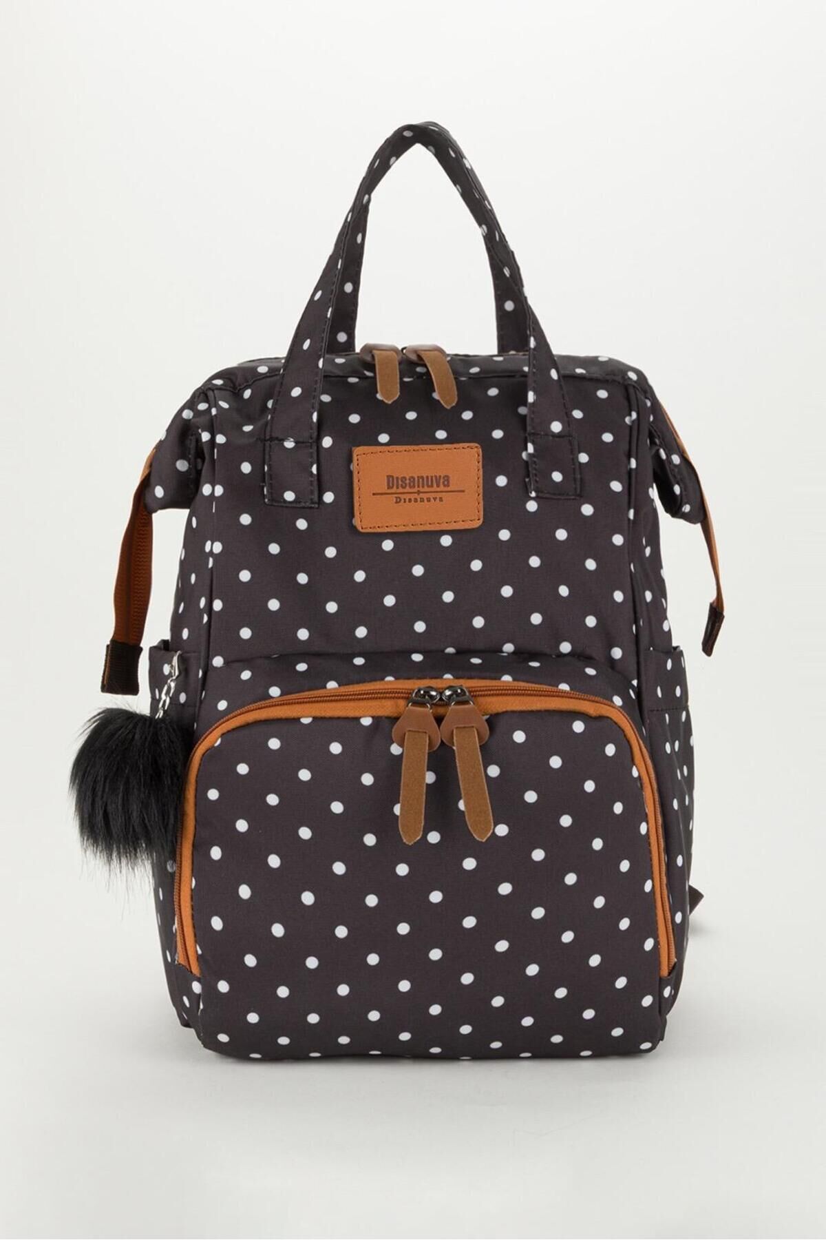 Nakışlı Bondit Anne Bebek Bakım Çantası + Ergonomik Destekli Emzirme Yastığı Seti