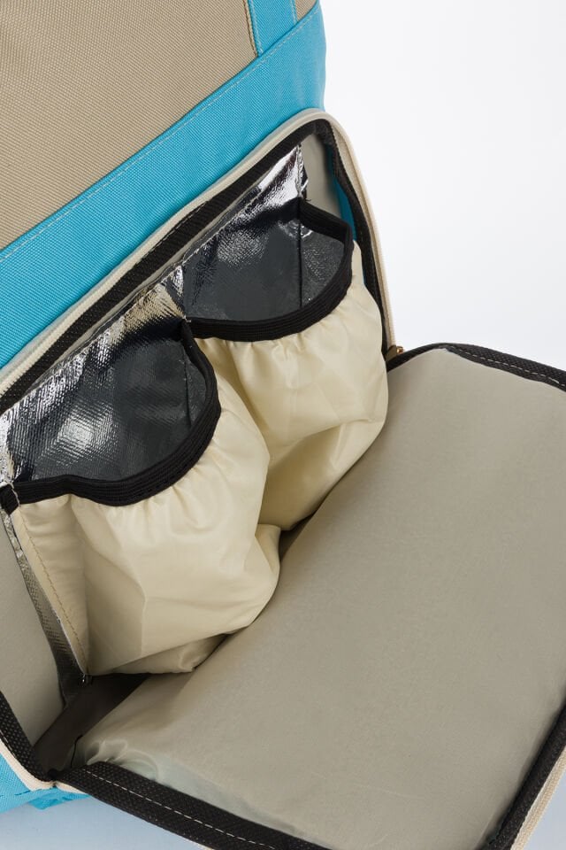 Anne Bebek Bakım Sırt ve Omuz Çantası Geniş Hacimli Su Geçirmez Fonksiyonel Termal Biberon Bölmeli