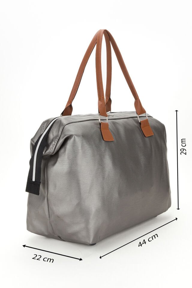 Anne Bebek Bakım Sırt Çantası Omeryan Model Termal Gözlü Puset Askılı Su Geçirmez Kumaş Omuz Çantası