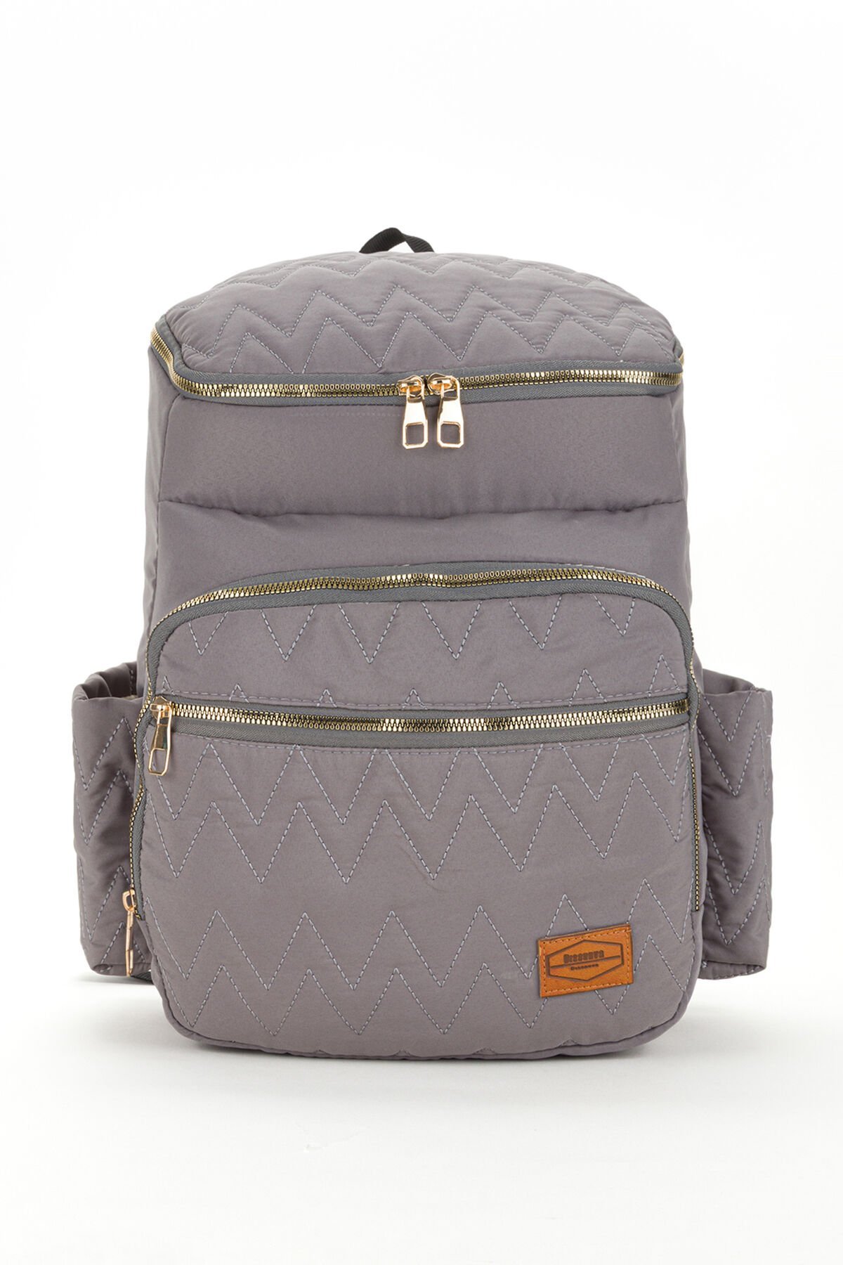 Anne Bebek Bakım Çantası Veera Modeli Suni Deri Termoslu Biberon Gözlü Fonksiyonel Omuz El Çantası