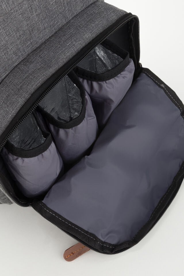 Anne Bebek Bakım Sırt Çantası Fonksiyonel 3 Termal Gözlü Alt Açma Matlı Anahtarlıklı Biberon Cepli