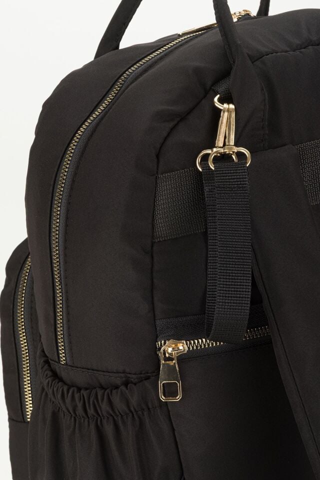 Anne Bebek Bakım Sırt-Omuz Çantası Arya Model Termos Biberon Cepli Askı Aparatlı Anahtarlık