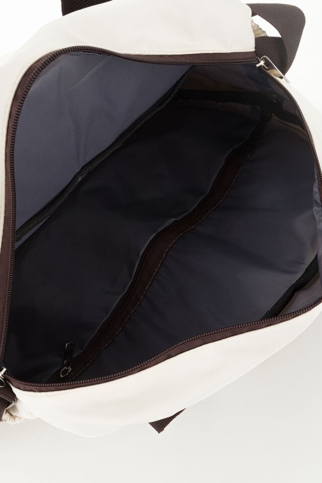 Anne Bebek Bakım Sırt ve Omuz Çantası Püsküllü Model Su Geçirmez Geniş Termal Biberon Gözlü