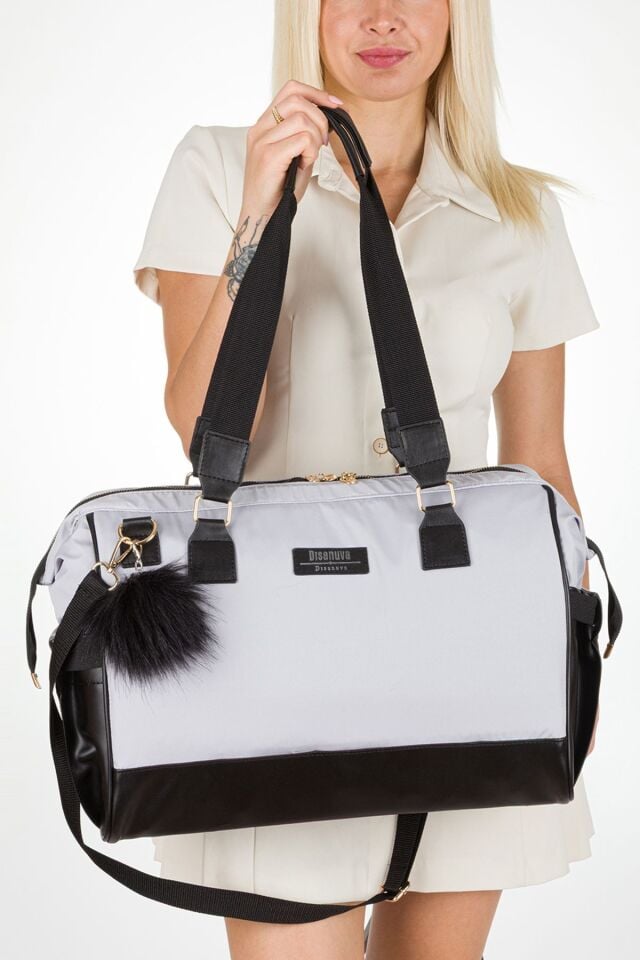 Anne Bebek Bakım Omuz-El Çantası Alaçatı Model Geniş Hacimli Termal | Termos Biberon Göz Su Geçirmez