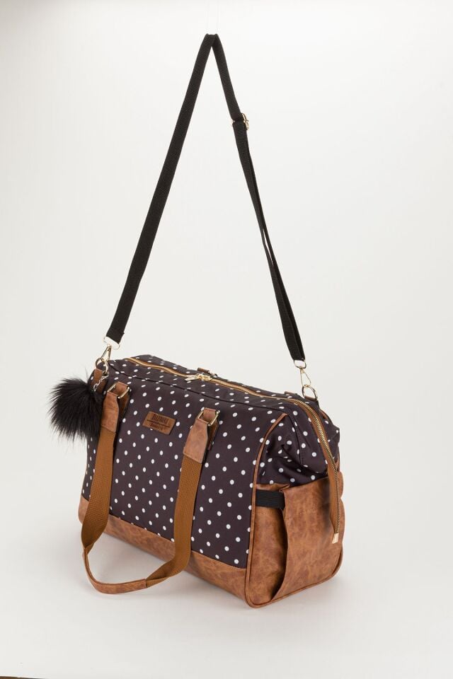 Anne Bebek Bakım Omuz-El Çantası Alaçatı Model Geniş Hacimli Termal | Termos Biberon Göz Su Geçirmez