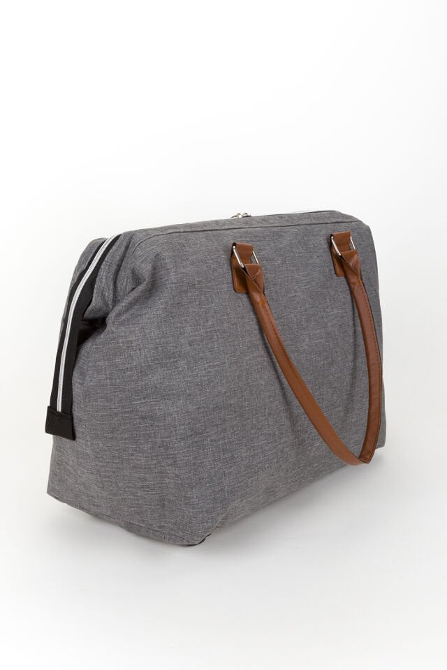 Anne Bebek Bakım Omuz-El Çantası Alaçatı Model Geniş Hacimli Termal | Termos Biberon Göz Su Geçirmez