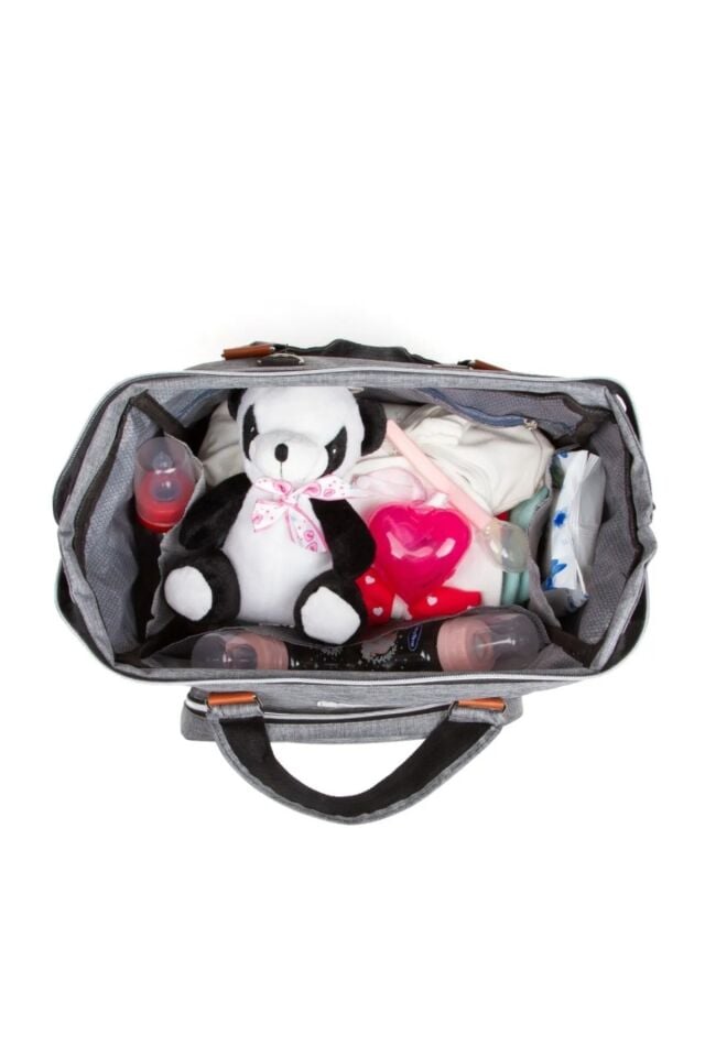 Anne Bebek Bakım Sırt Çantası Baby Wind 3 Termal Gözlü Puset Askı Aparatlı Su Geçirmez Omuz Çantası