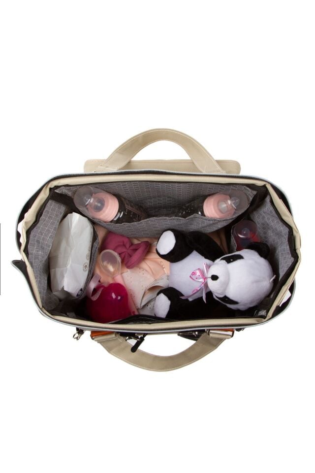 Anne Bebek Bakım Sırt Çantası Baby Wind 3 Termal Gözlü Puset Askı Aparatlı Su Geçirmez Omuz Çantası